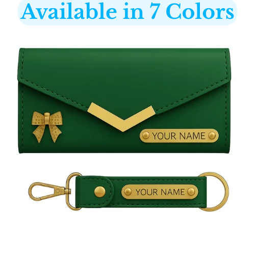 Combo of Clutch and Keychain