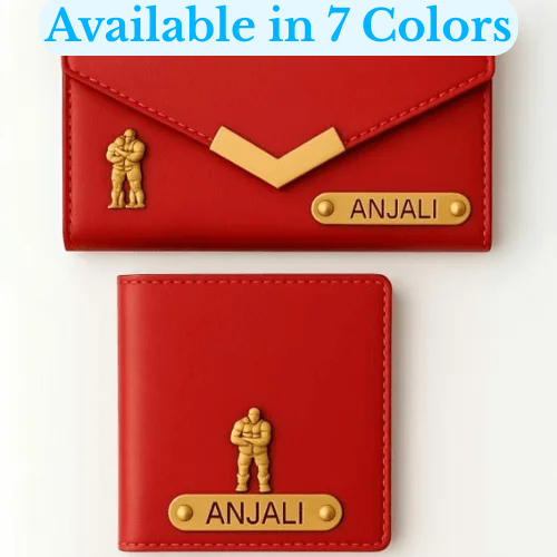 Combo of Customized Clutch and Passport Cover