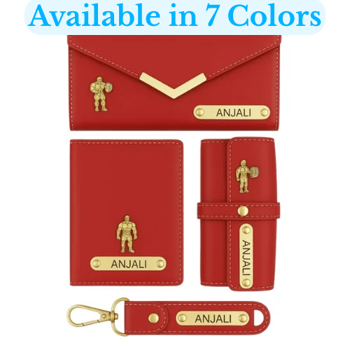 Combo of Clutch Sunglasses, Passport Cover and Key Chain