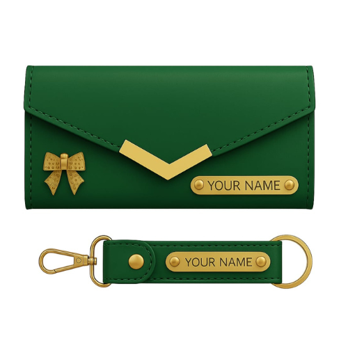 Combo of Clutch and Keychain - Image 3